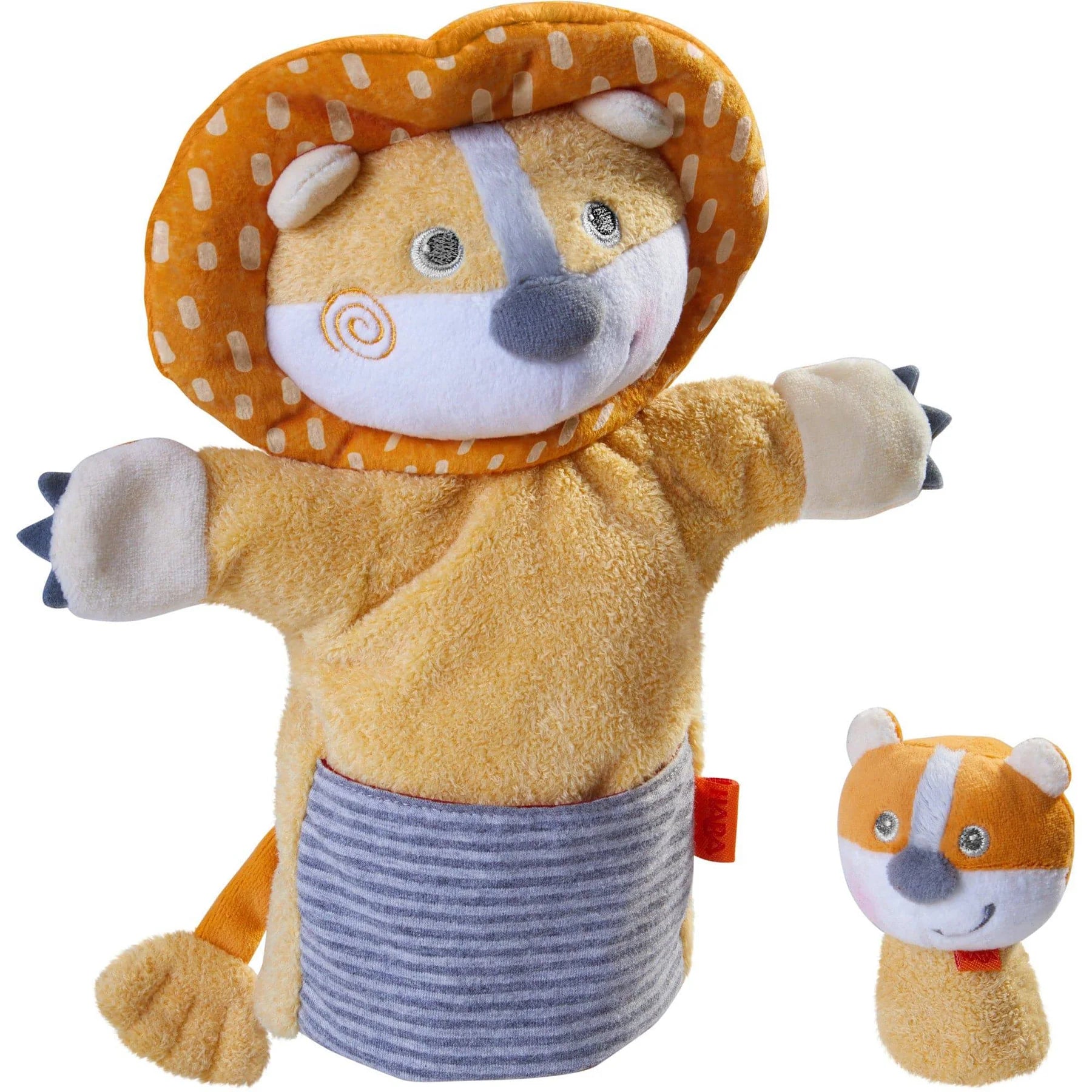 Lion With Baby Cub Glove & Finger Puppet Set