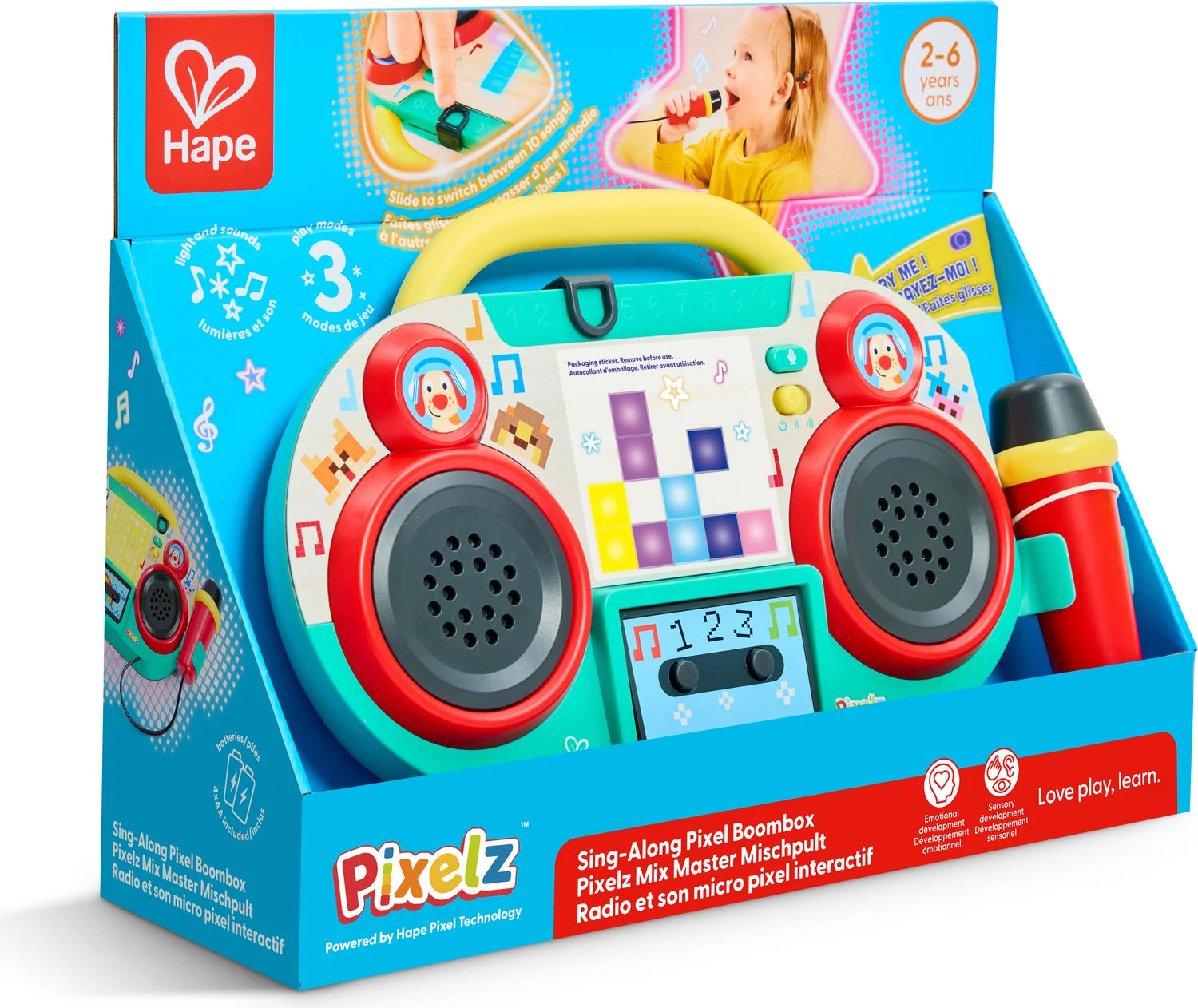 Hape Sing Along Pixel Boombox
