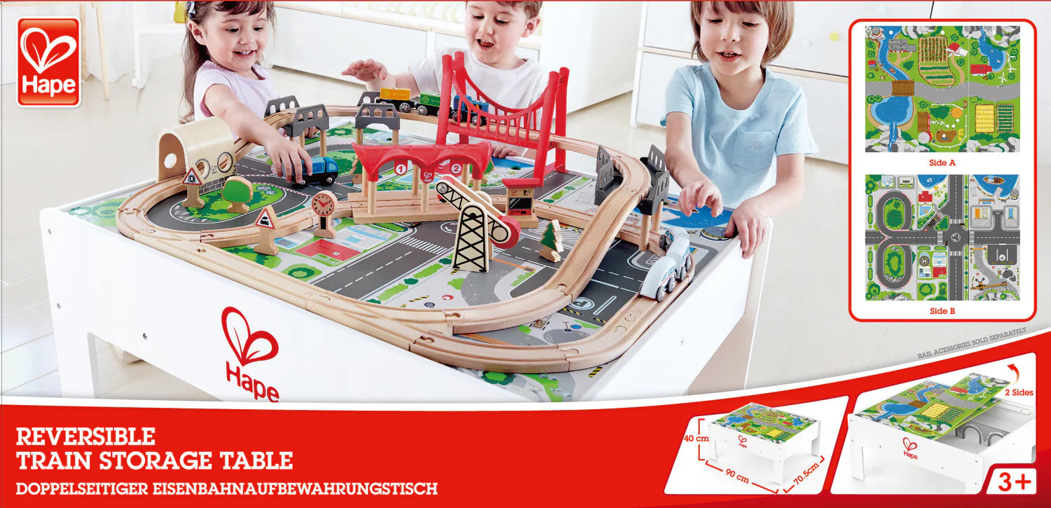 Hape Reversible Train Storage Table