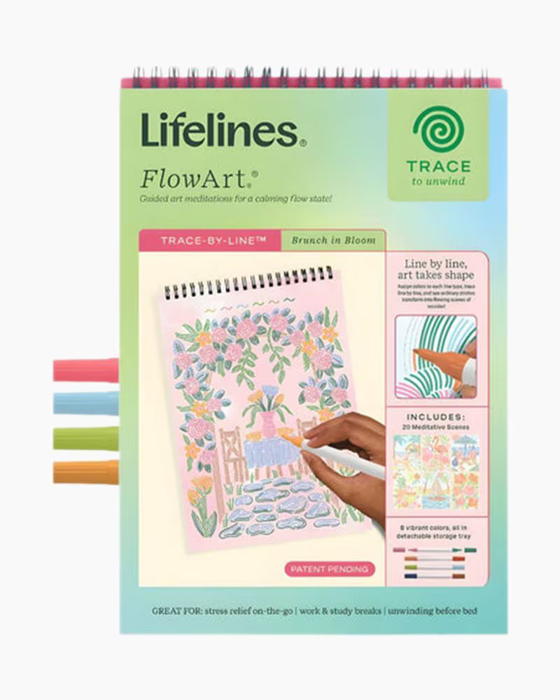 Lifelines FlowArt™ - Trace-By-Line, Brunch in Bloom