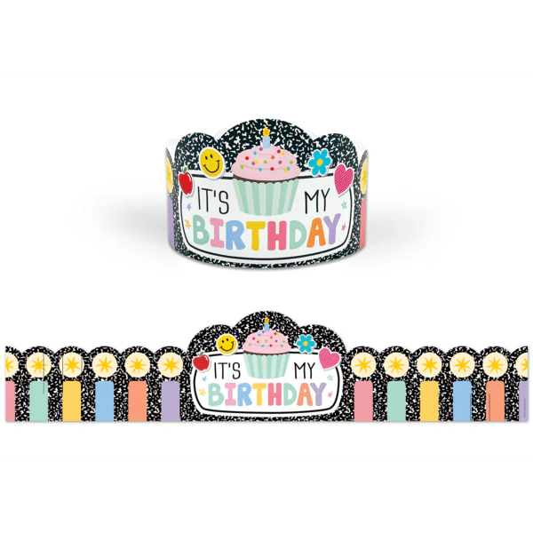 Cool For School It's My Birthday Crowns