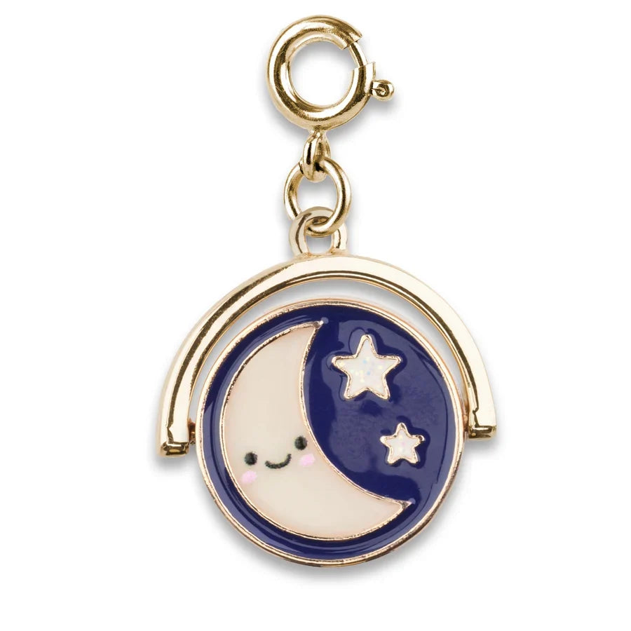 CHARM IT! Gold Sun & Moon Spinner Charm