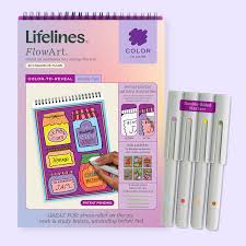 Lifelines FlowArt®: Color-To-Reveal, Foodie Fun