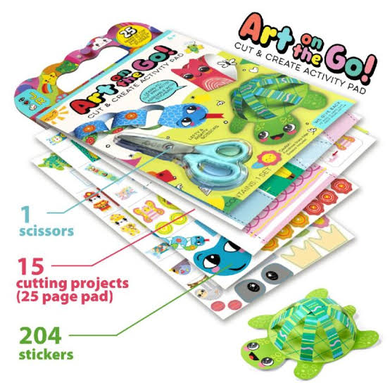 Art On The Go! Cut & Create Activity Pad