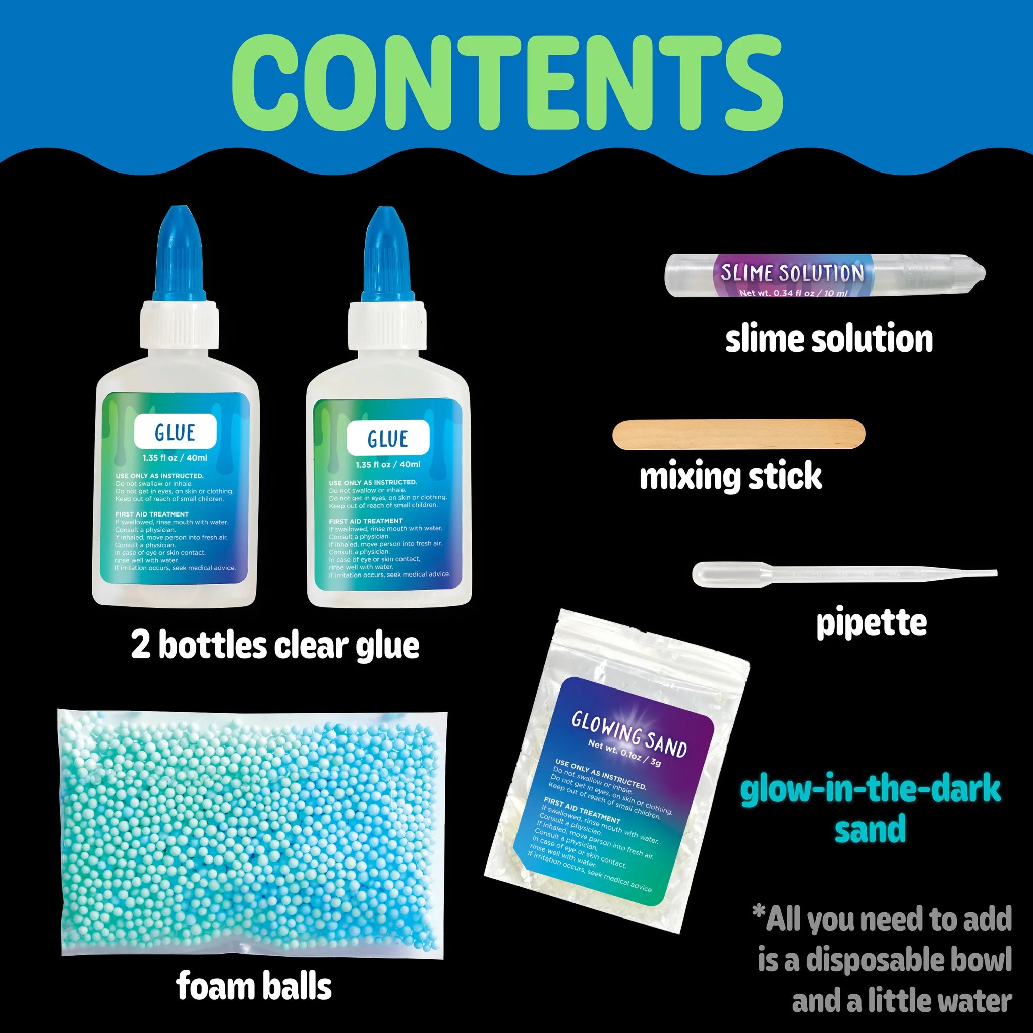 DIY Glowing Squishy Slime