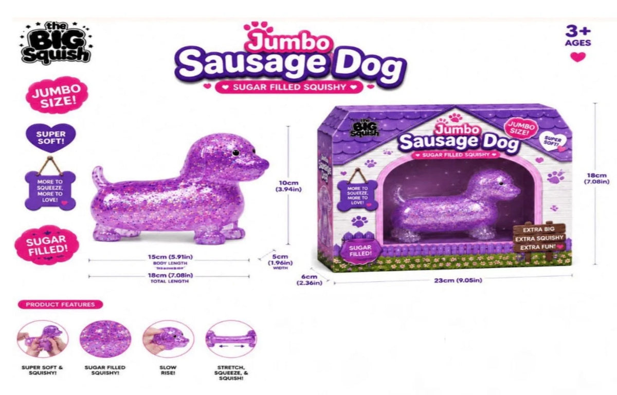 Jumbo Sausage Dog Squish
