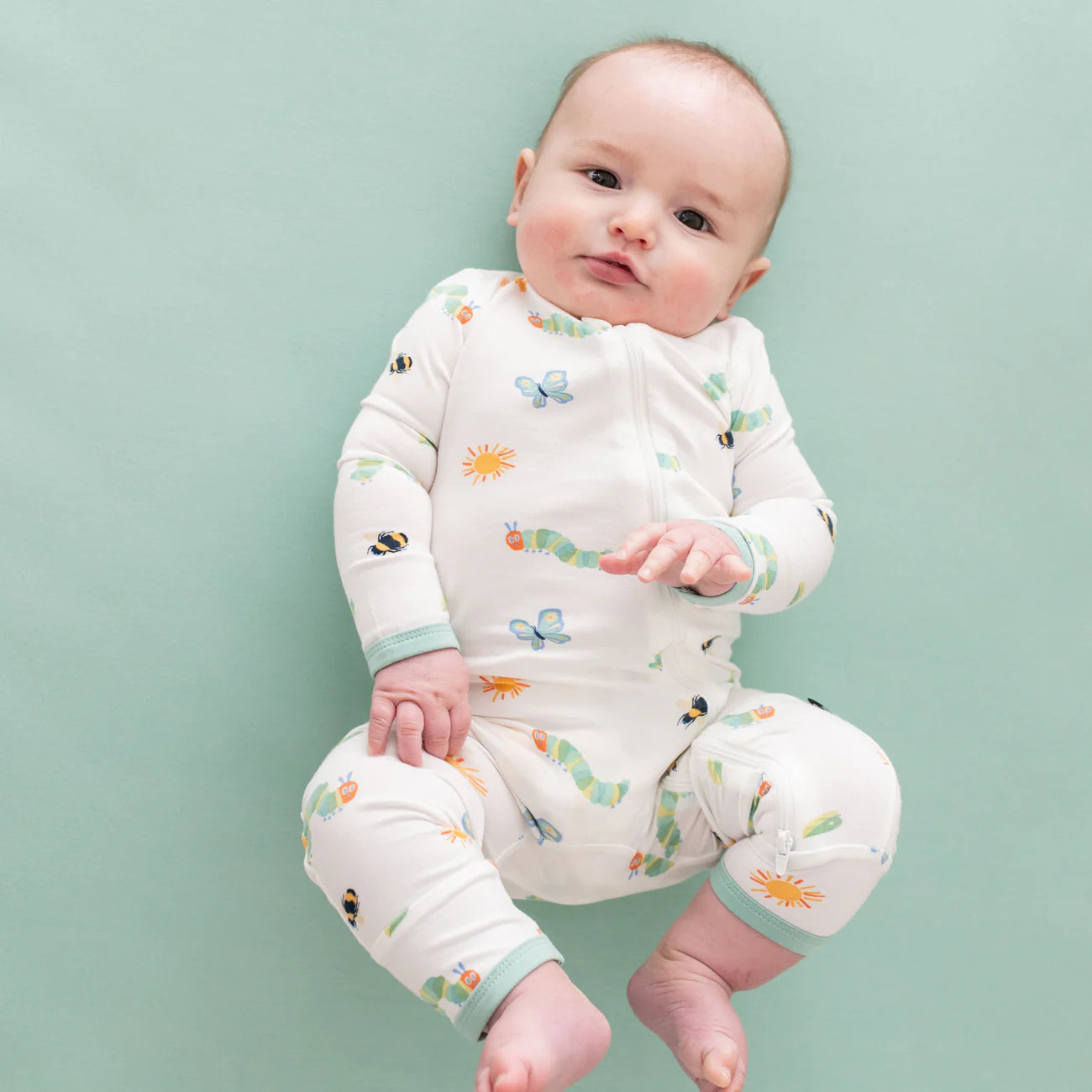 Kyte Baby Romper in the Very Hungry Caterpillar