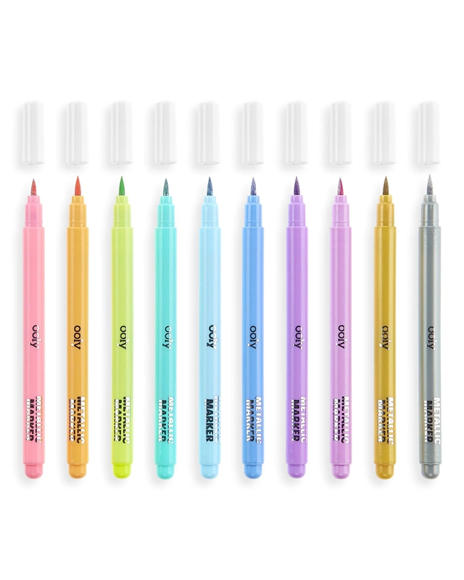 Color Lustre Metallic Brush Markers