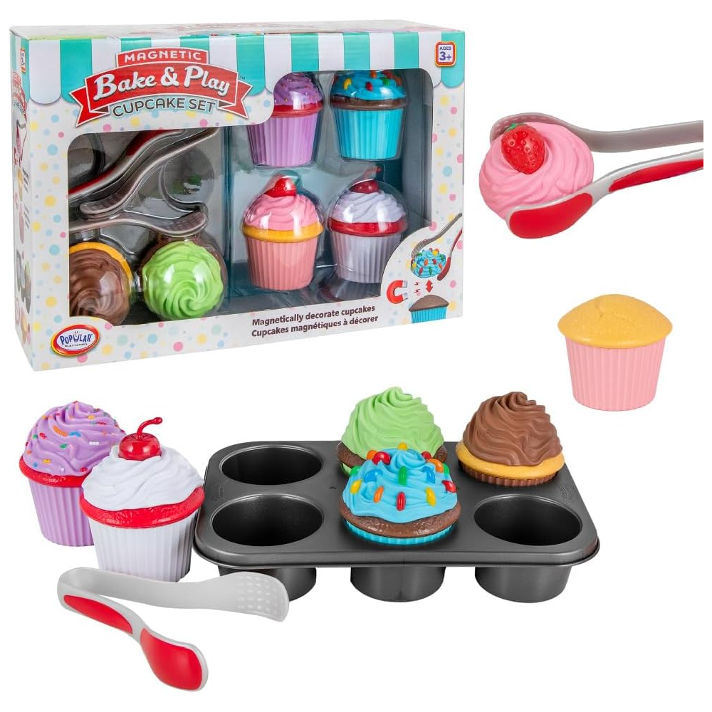 Magnetic Bake & Play Cupcake Toy Set