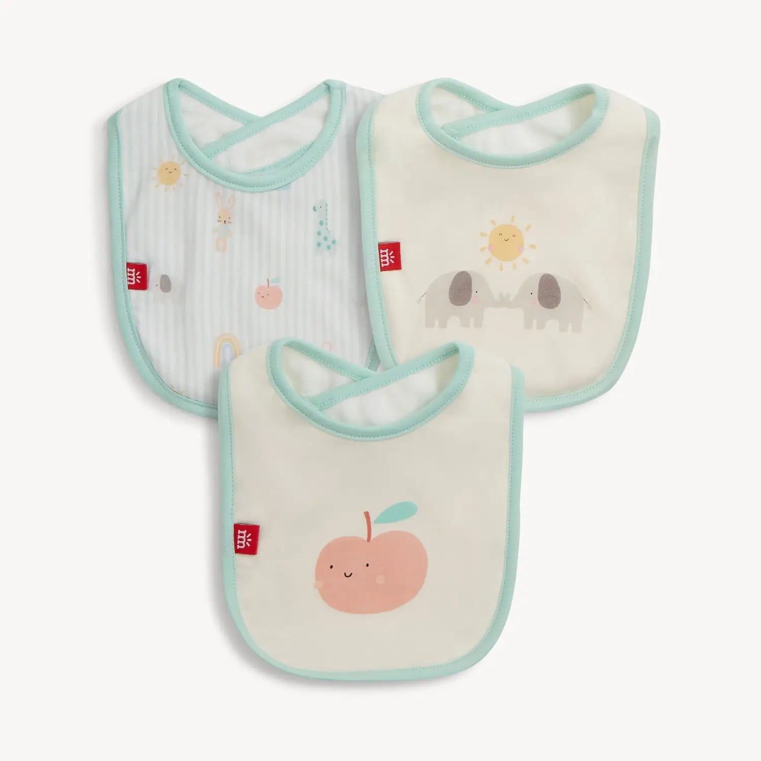 Magnetic Me Lullaby Sky Blue 3 Pack Bibs
