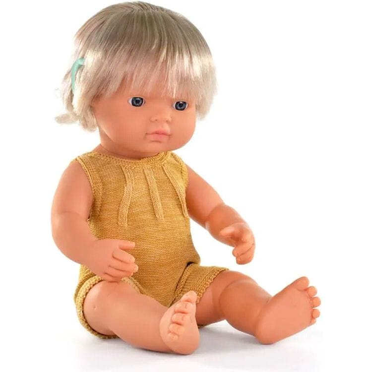 Miniland Diversity Doll - Caucasian Girl with Hearing Implant