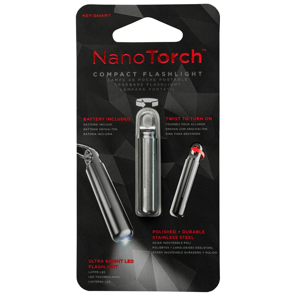 Nano Torch Mini - KeyChain Stainless Steel Flashlight