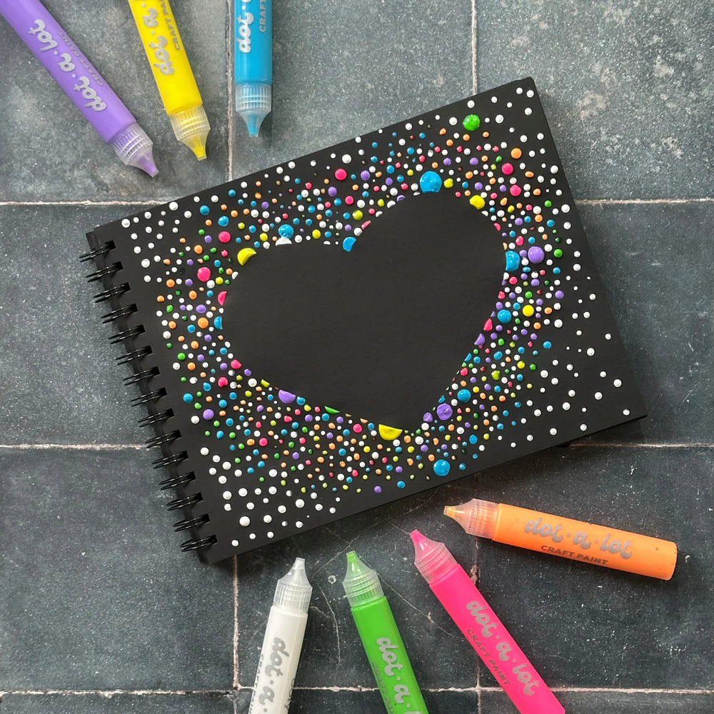 Ooly Dot-a-Lot 3D Dimensional Craft Paint - Brights
