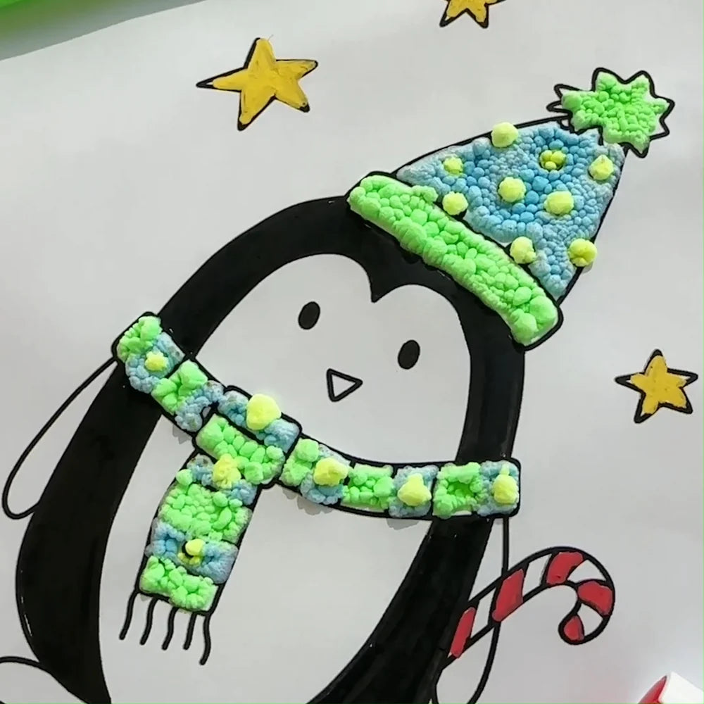 Magic Neon Puffy Pens