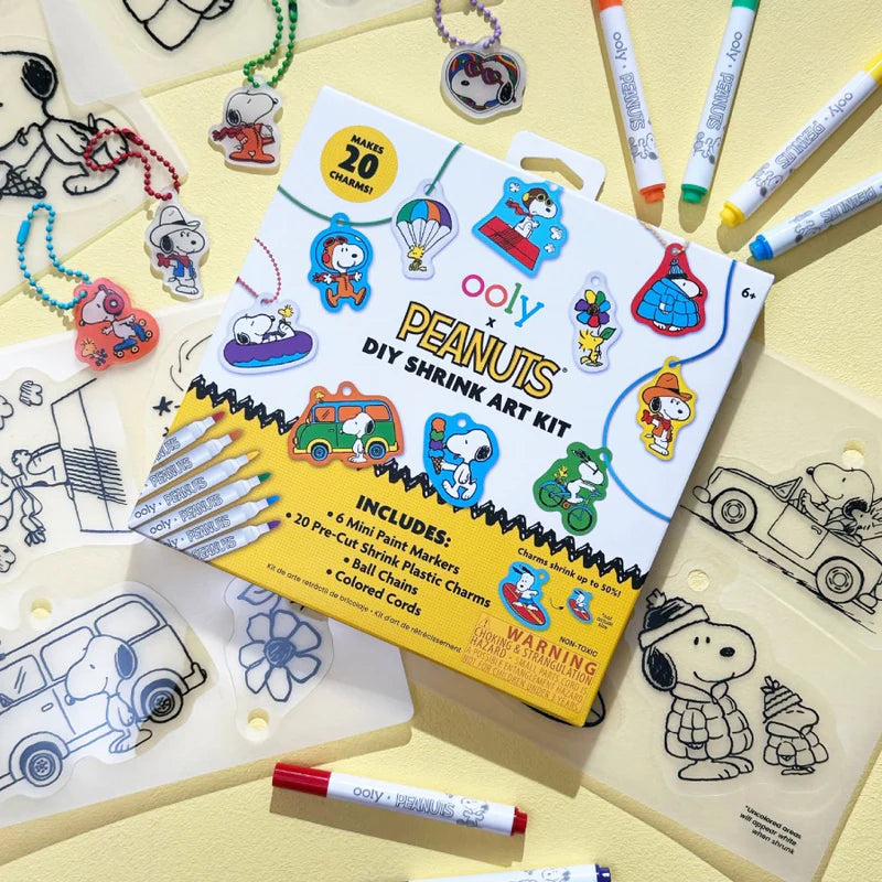 Ooly x Peanuts DIY Shrink Art Kit