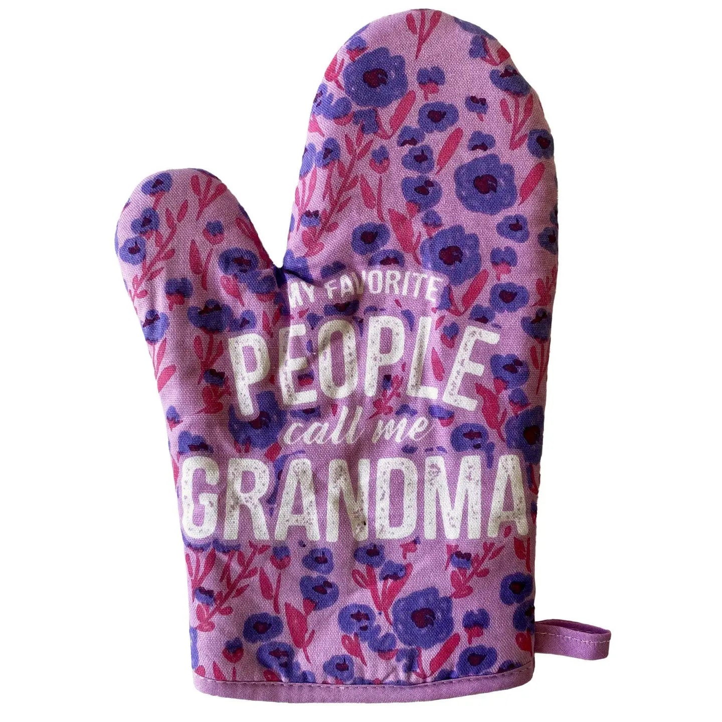 My Favorite People Call Me Grandma Oven Mitt