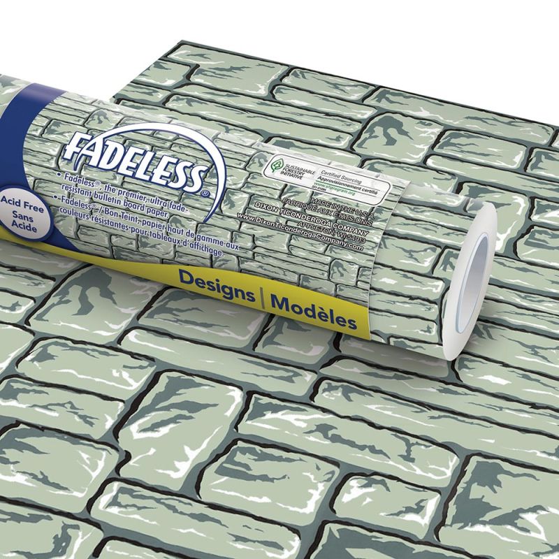 Flagstone Fadeless Bulletin Board Paper Roll, 4'x12'