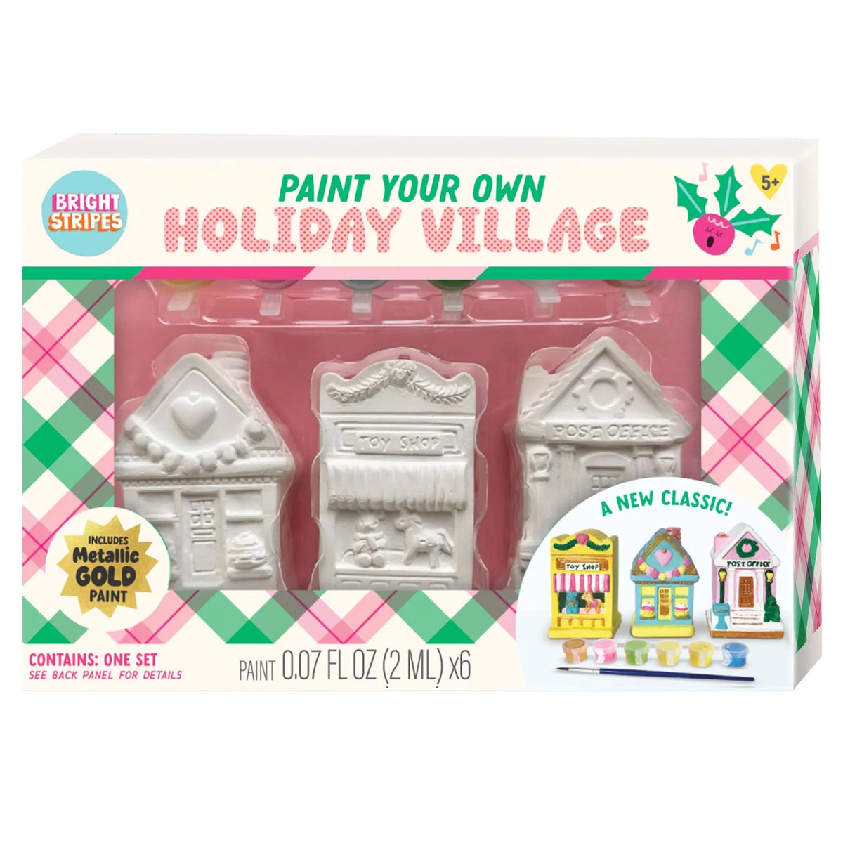 Paint Your Own Holiday Village