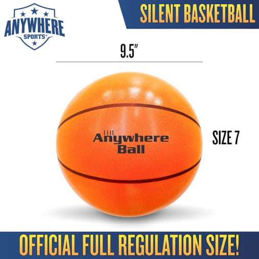 Silent Basketball & Hoop Bundle Set