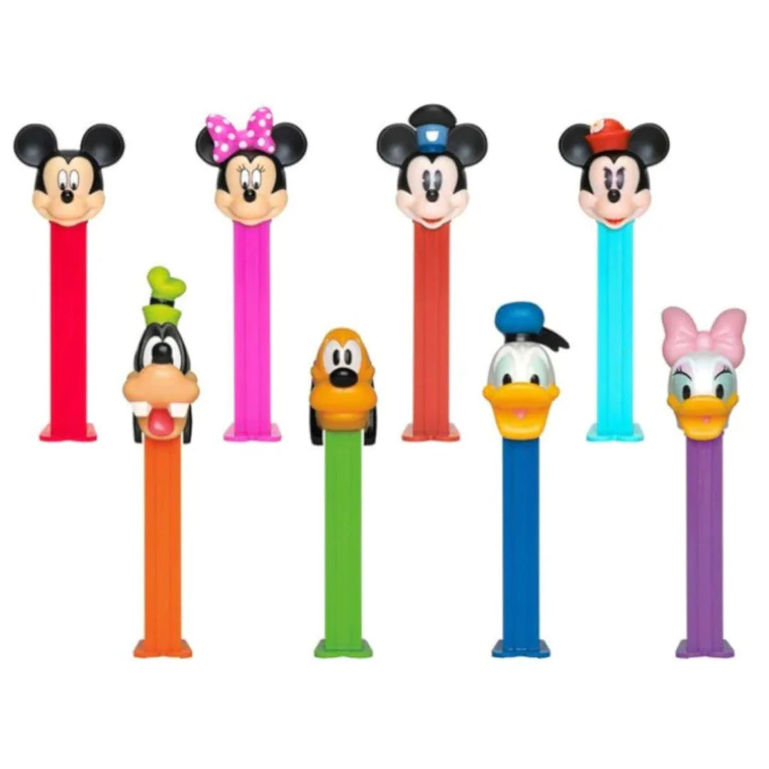 Mickey Mouse & Friends Pez Dispenser with 3 Candy Packs