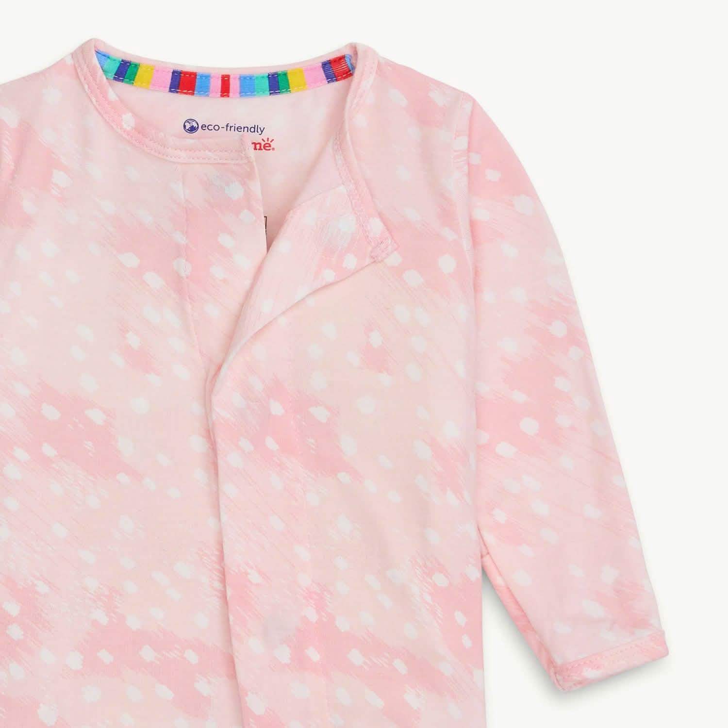 Magnetic Me Pink Doeskin Modal Magnetic Footie