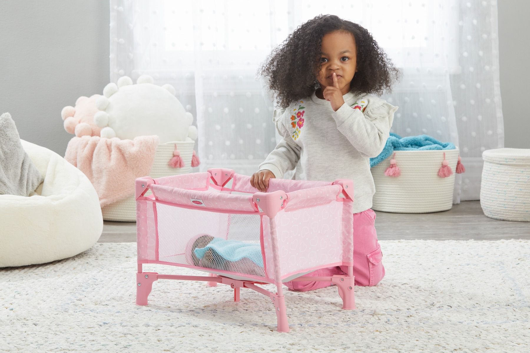 Pack-and-Play Crib for Dolls