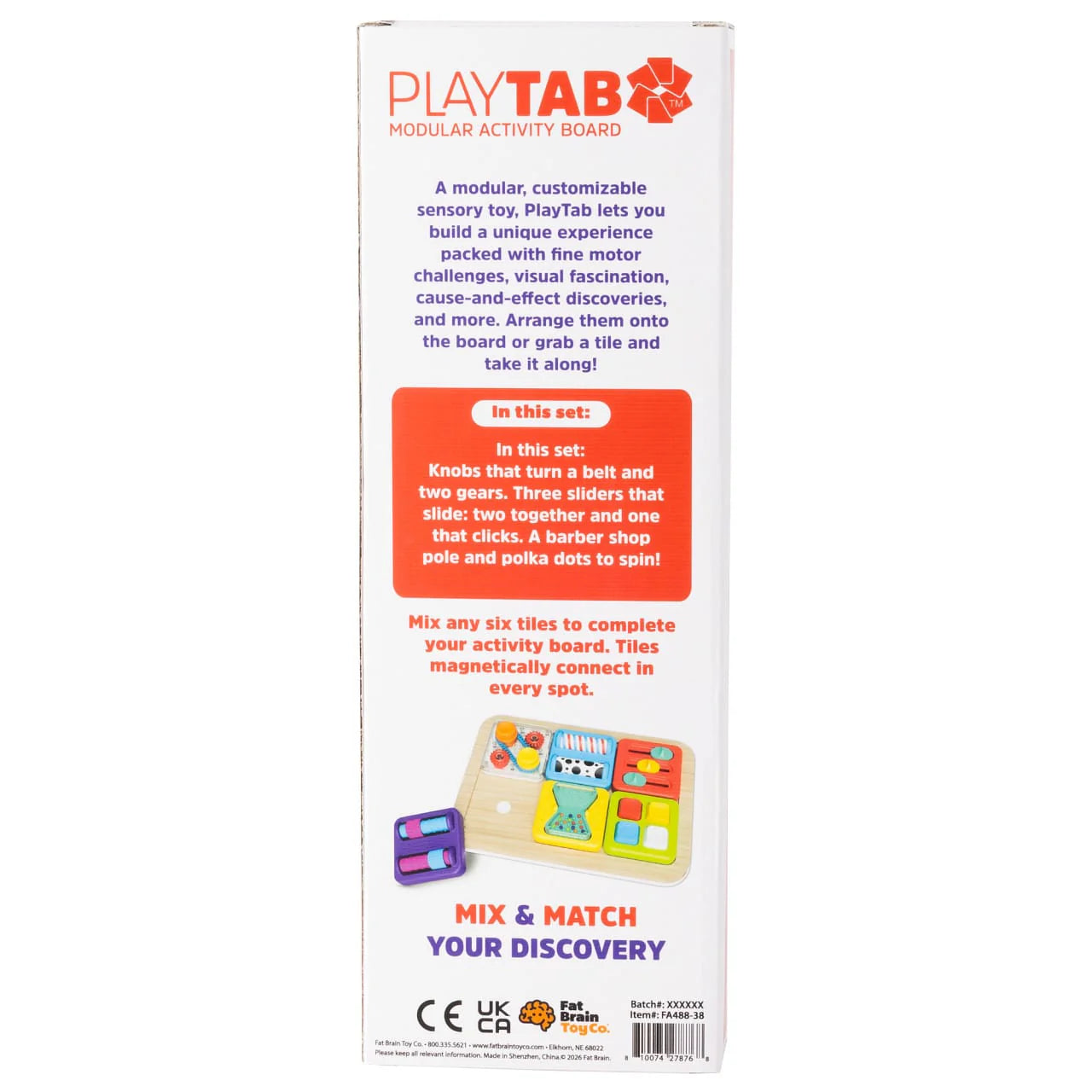 PlayTab Sensory Set 6