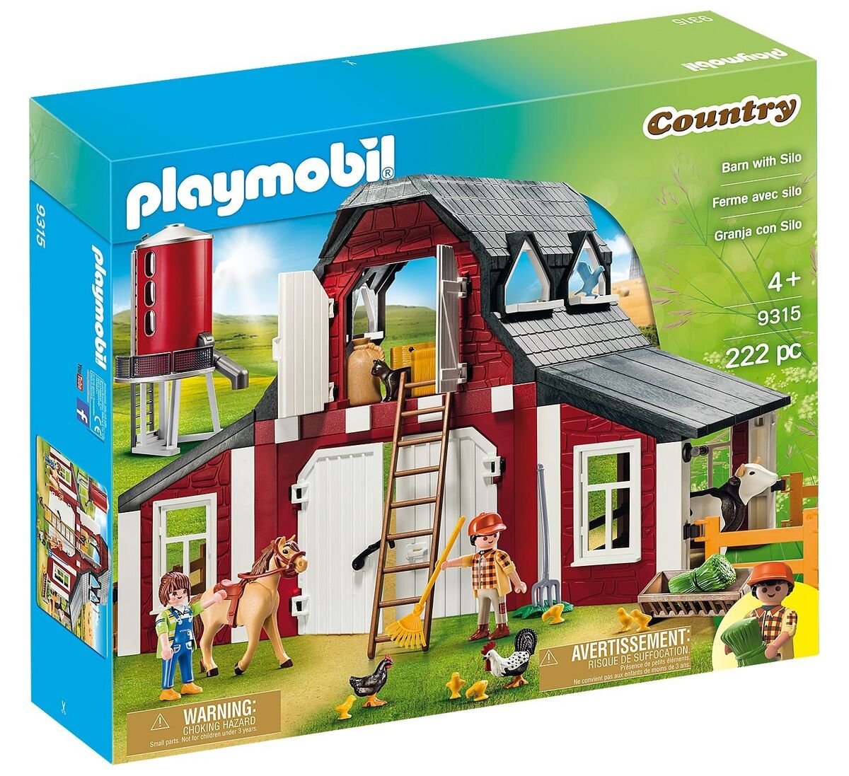 Playmobil Barn With Silo