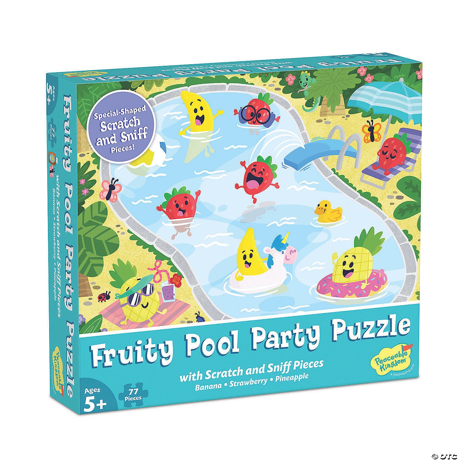 Scratch and Sniff 77 Piece Puzzle: Fruity Pool Party