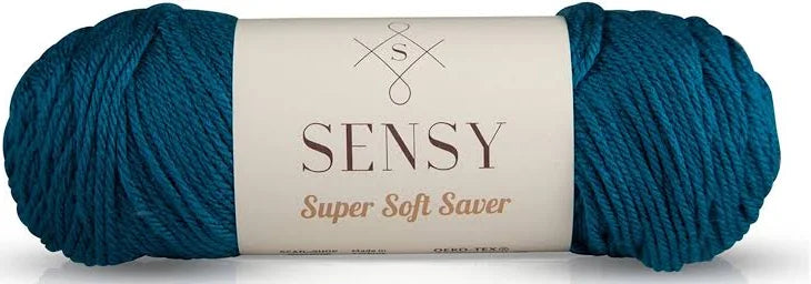 Sensy Super Soft Saver Yarn, 3.5 oz, 190 Yards, Gauge 4 Medium