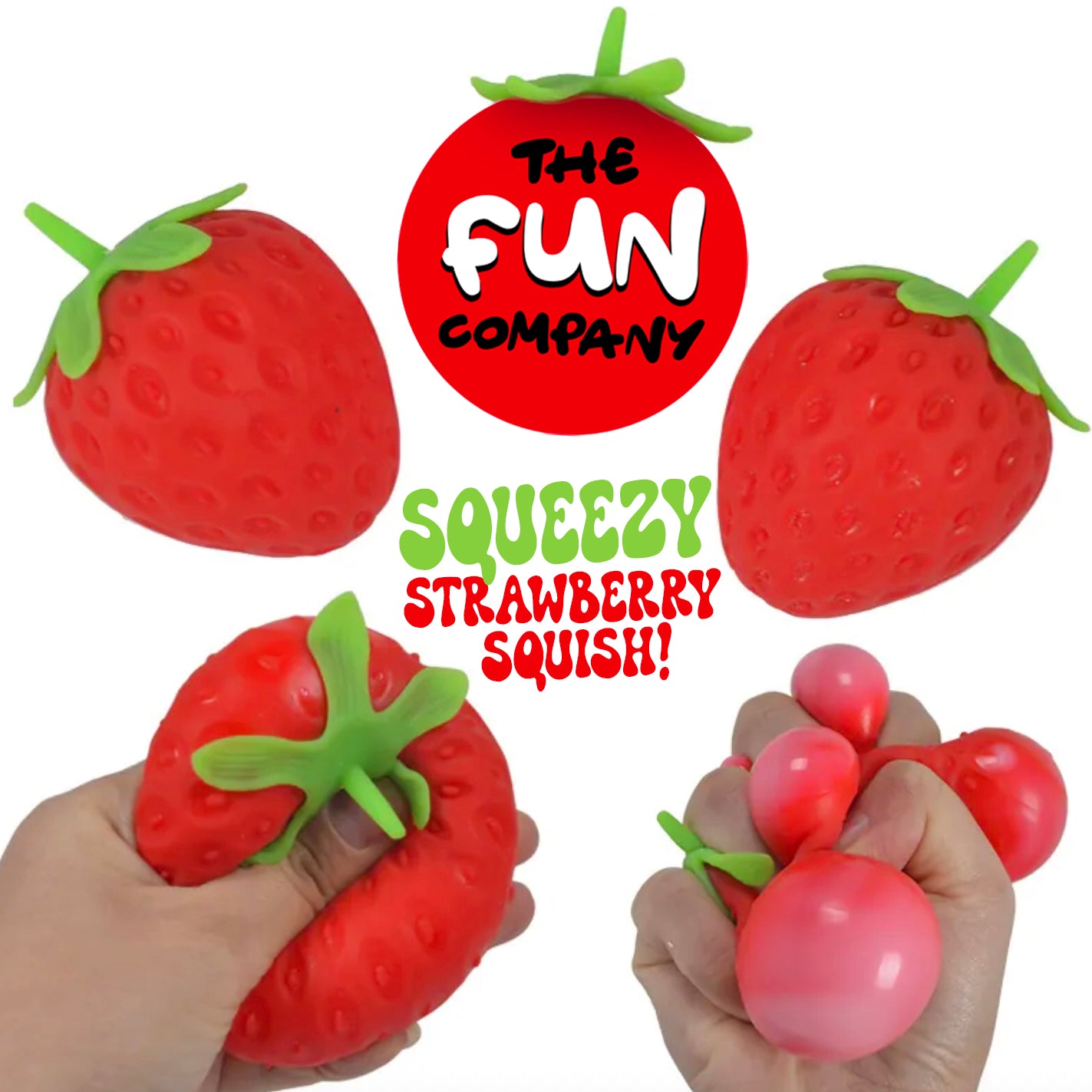 Squeezy Strawberry Squish Toy