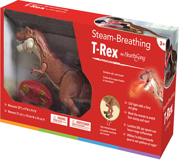 Steam-Breathing RC T-Rex