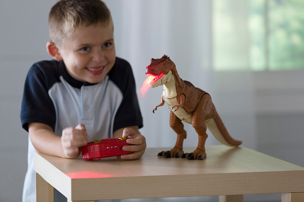 Steam-Breathing RC T-Rex