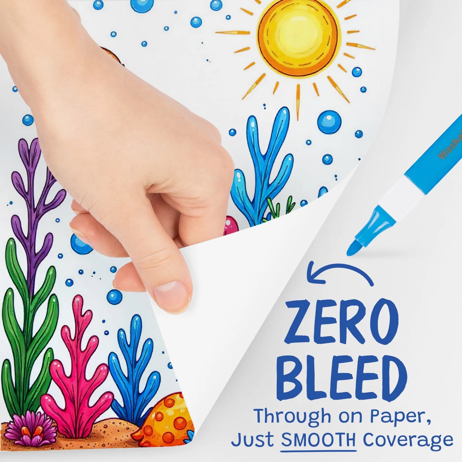 Magic Stix, Washable Acrylic Markers, 12 Pack