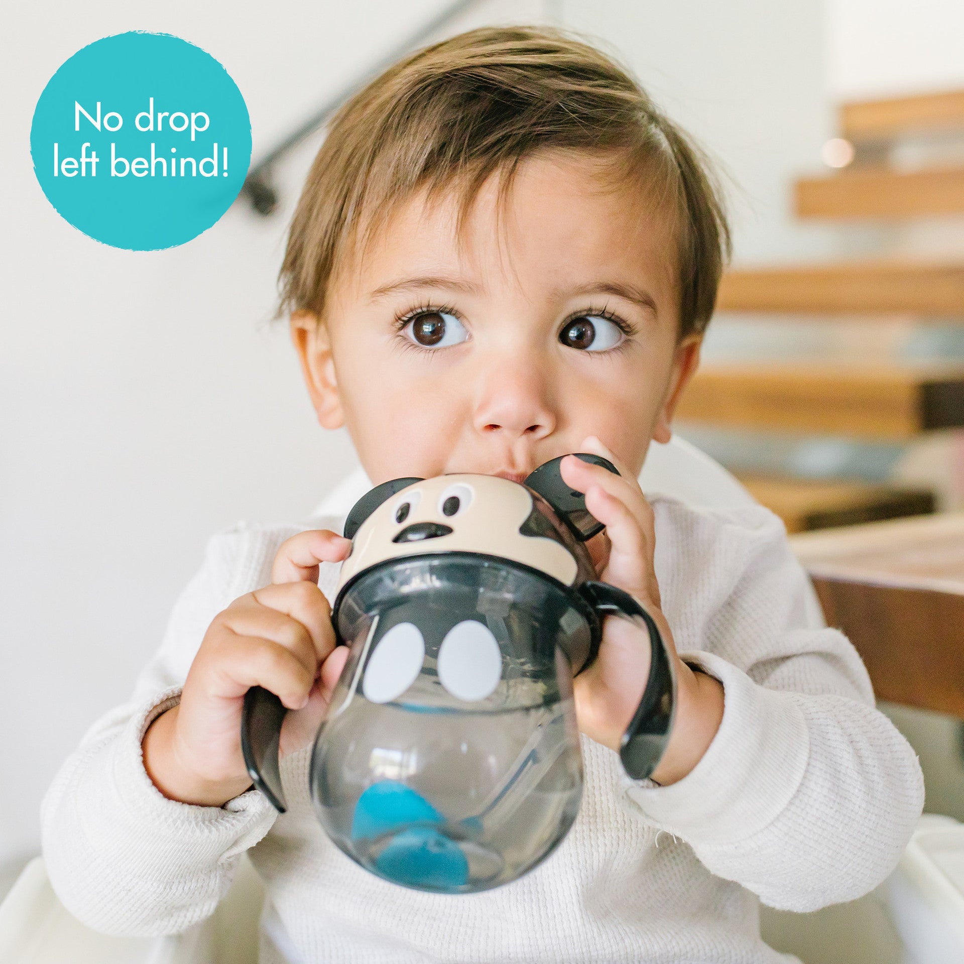 Mickey Mouse Weighted Straw Trainer Cup, 7 Oz