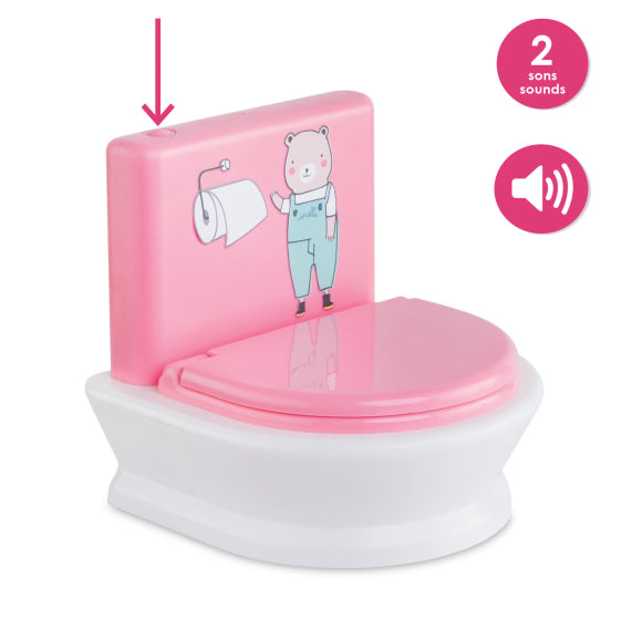 Corolle Interactive toilet for 12"/14" baby doll