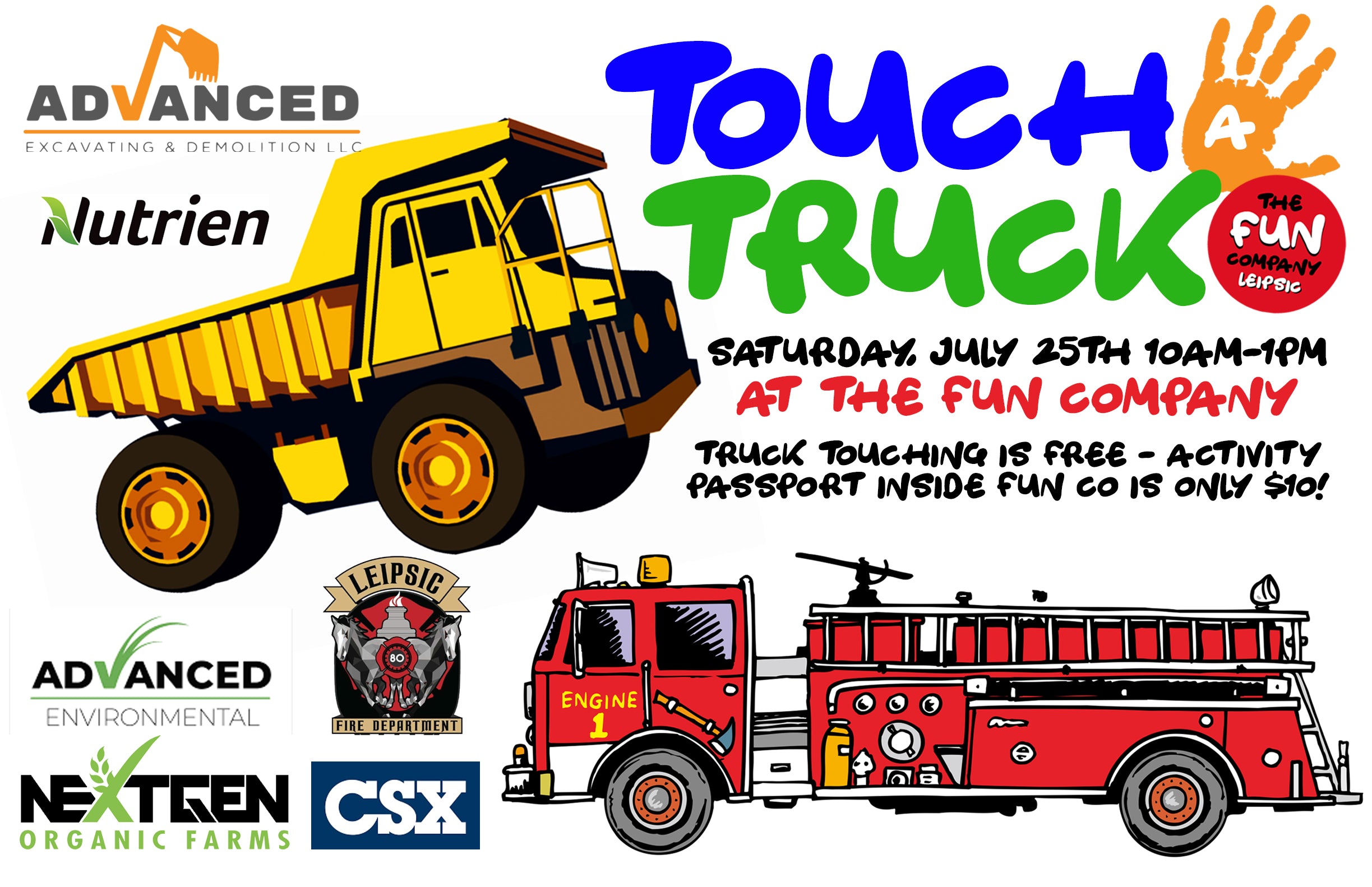 7/25 Touch-a-Truck - Leipsic Event Passport