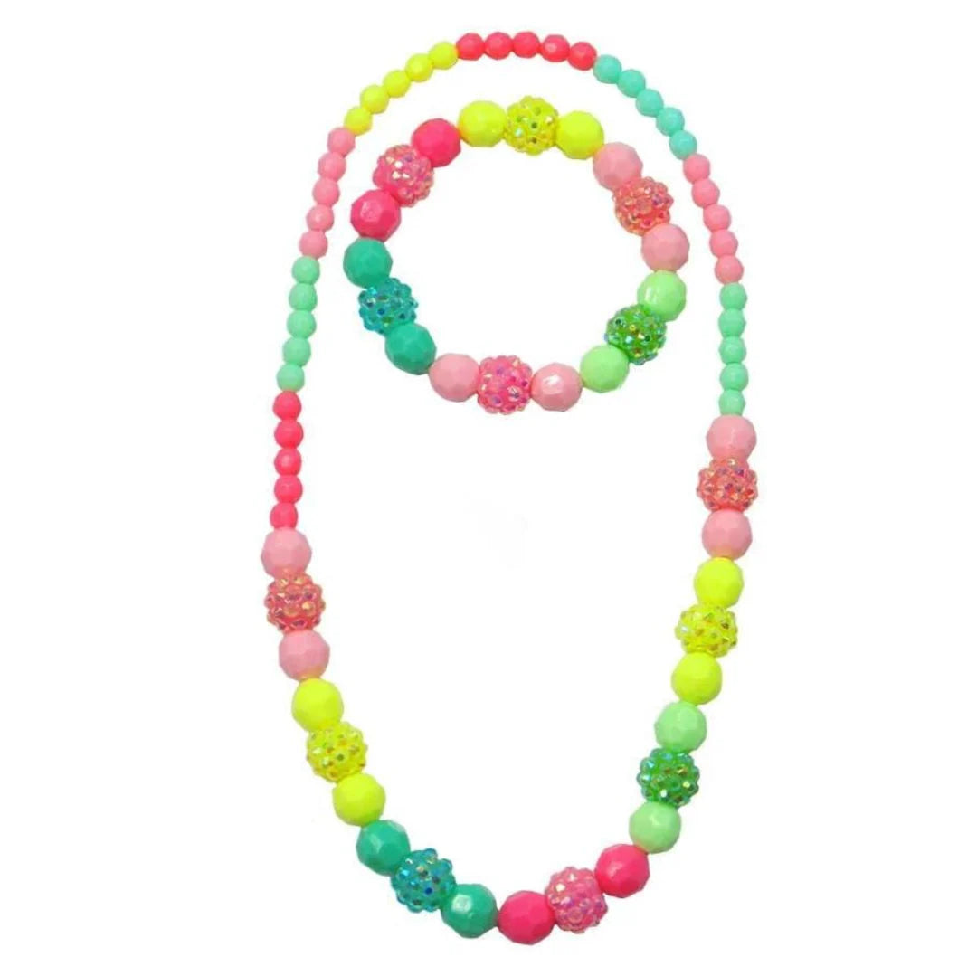 Vividly Vibrant Necklace & Bracelet Set