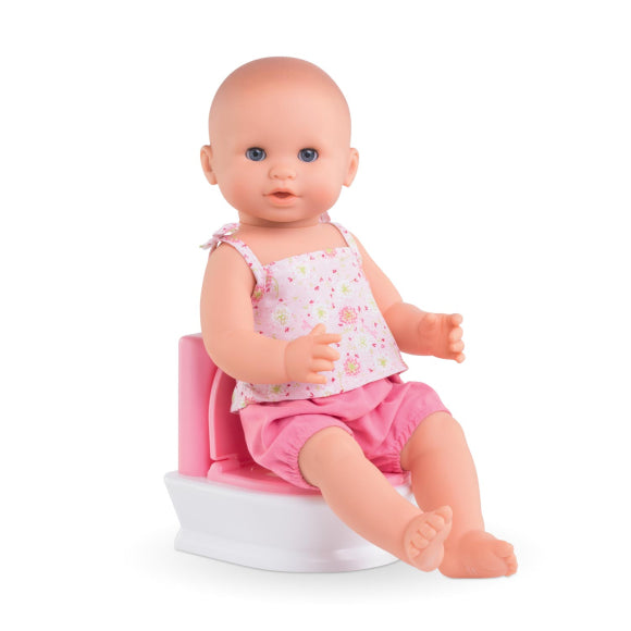 Corolle Interactive toilet for 12"/14" baby doll