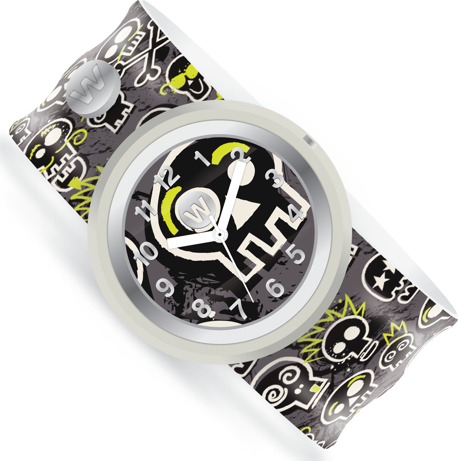 Watchitude - Skull Party Slap Bracelet Watch