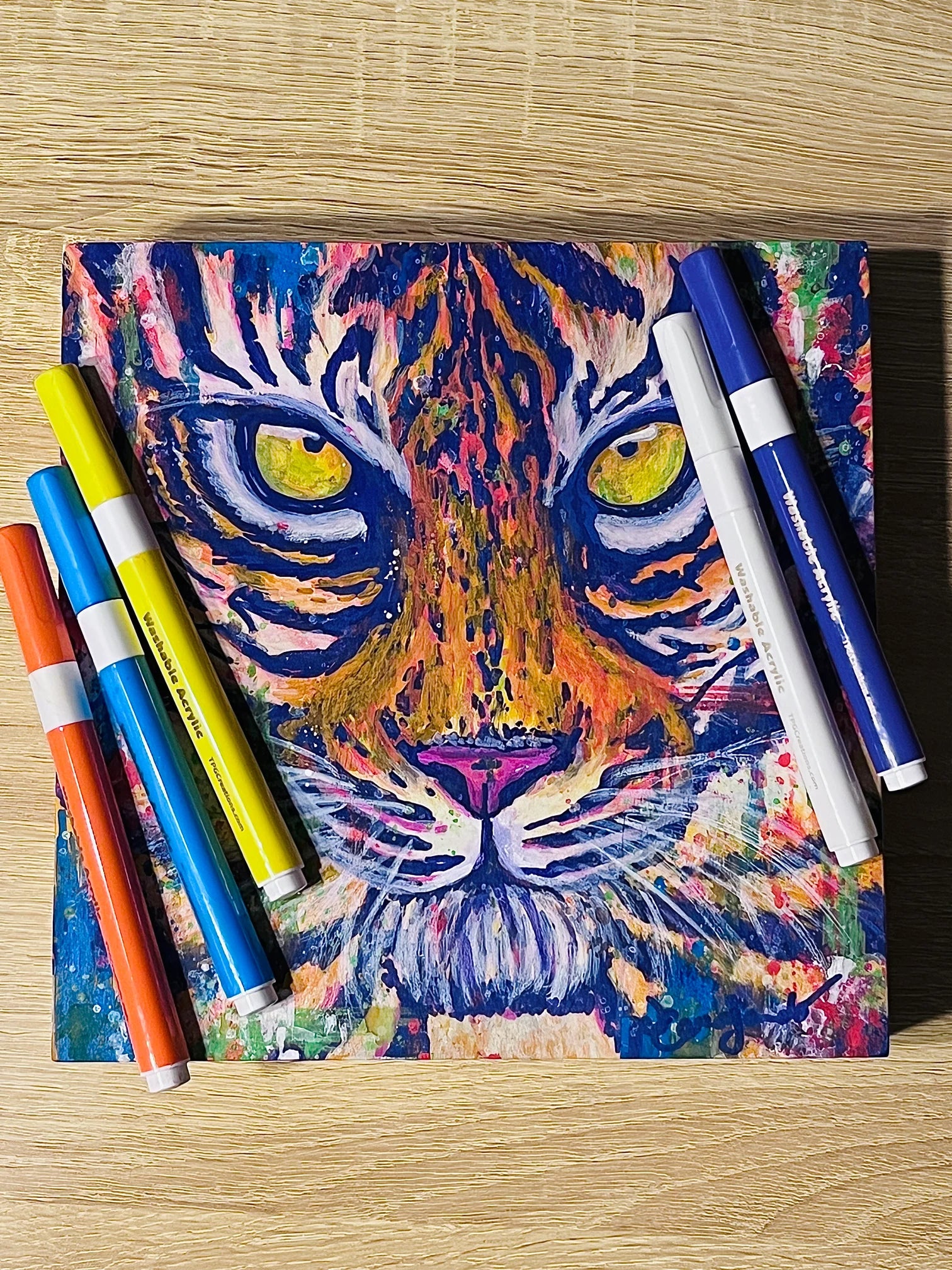 Magic Stix, Washable Acrylic Markers, 12 Pack