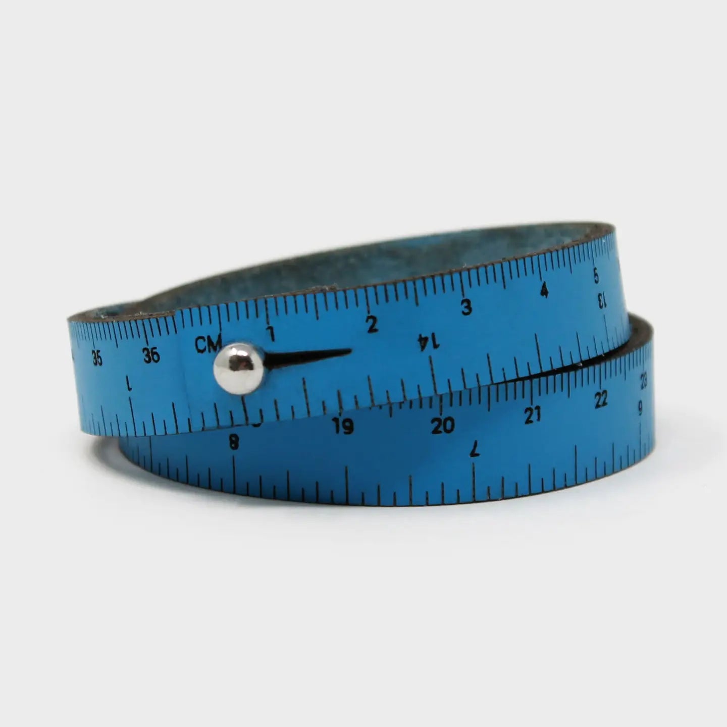 Leather Wrist Ruler - Blue - Grandpa Store & More