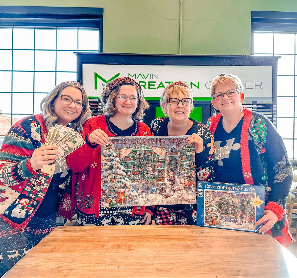 11/14 Leipsic Ugly Christmas Sweater Puzzle Competition Team Registration